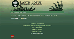 Desktop Screenshot of earthlotus.com